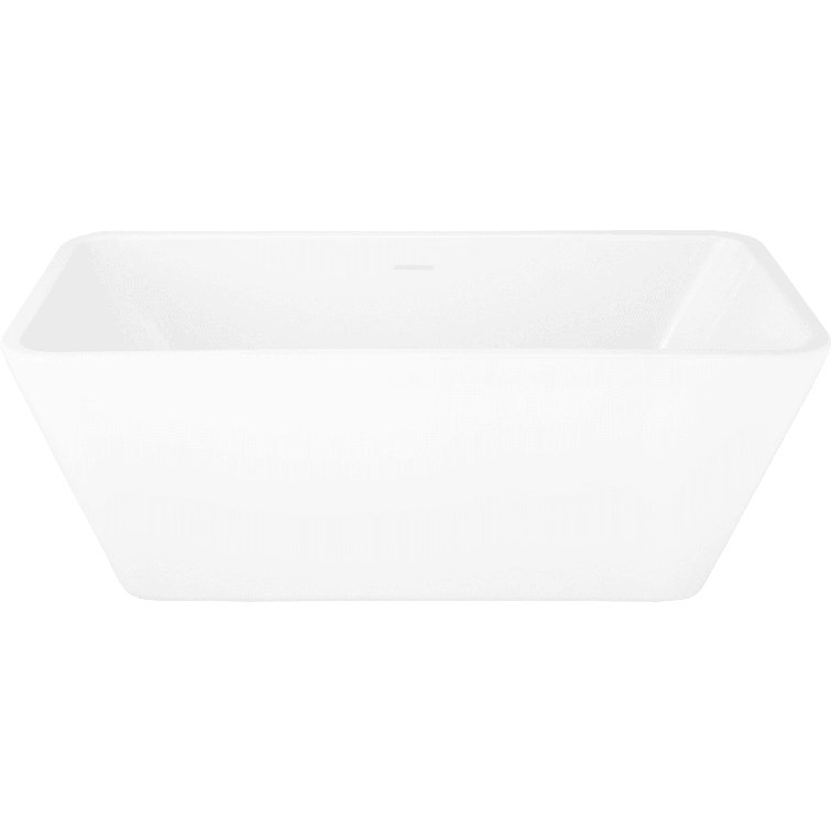 Baxter 53" White Acrylic Free Standing Soaking Tub