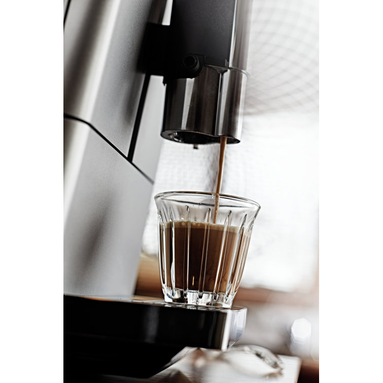 3.5oz Clear Ribbed Glass Espresso Cup Set of 6