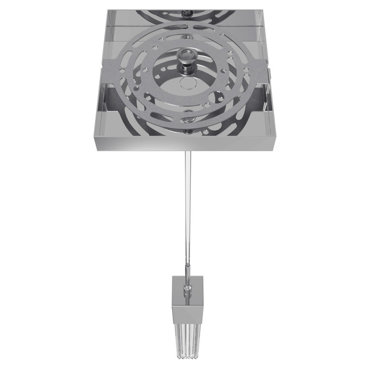 Boa Crystal Stud Mini Pendant Light in Polished Chrome