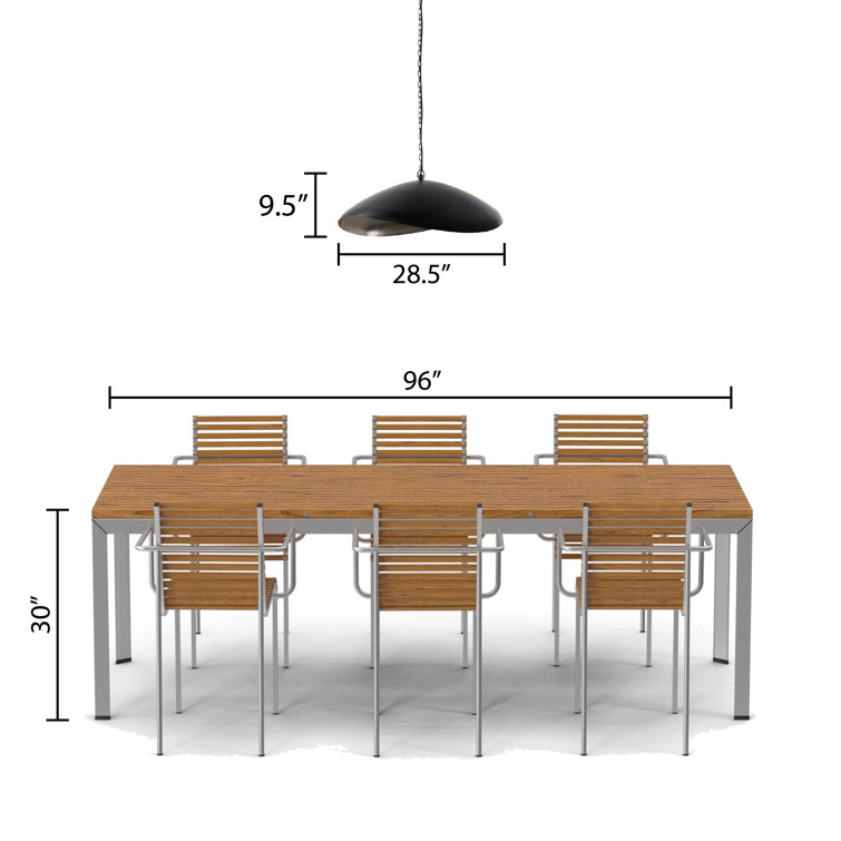 Jane Industrial Matte Black and Silver Dome Pendant Light