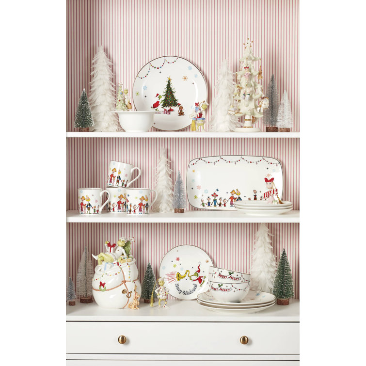 Whoville Christmas Ceramic Mugs Set of Four