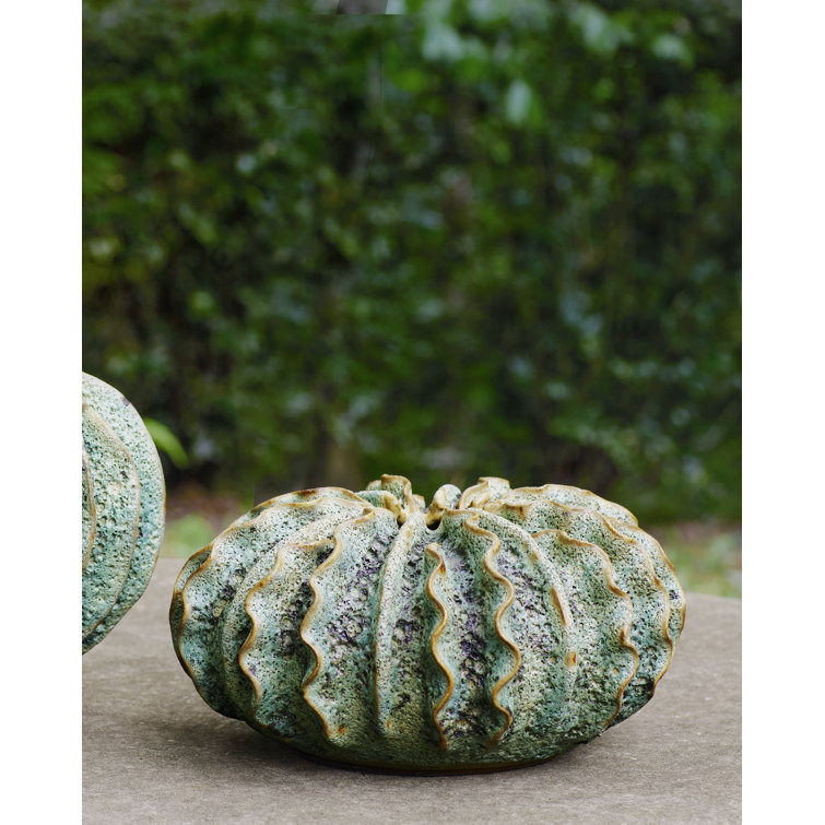 Moss Green Ceramic Decorative Table Vase