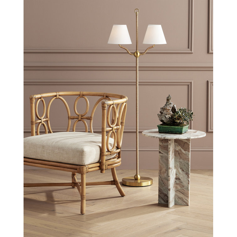 Calvert Classic Contemporary 20'' Round Stone Marble Accent Table