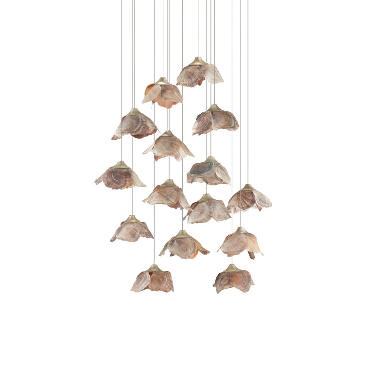 Catrice Silver Capiz Shell 15-Light Pendant