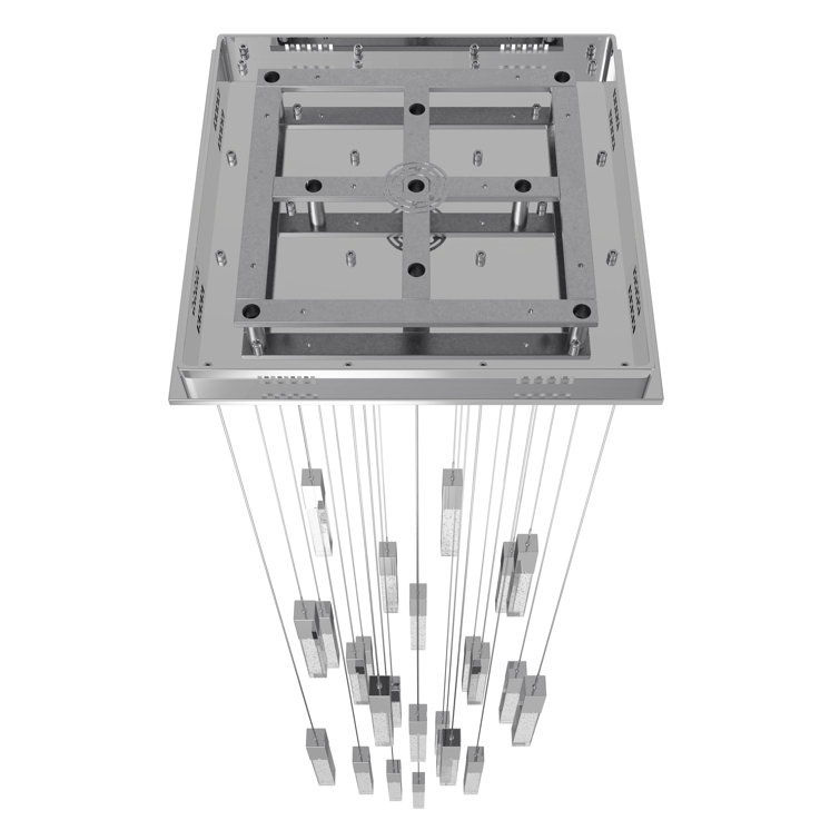 Original Glacier Avenue 25-Light LED Cluster Pendant in Chrome