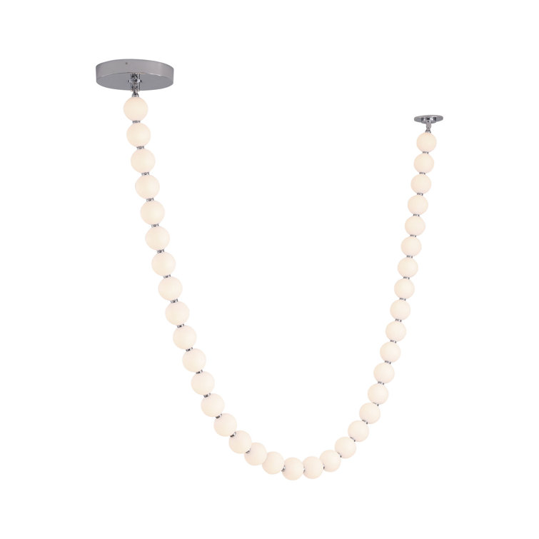 Akoya 125-Inch Chrome LED Pendant Light