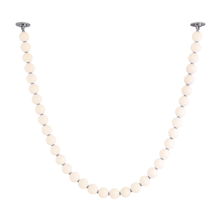 Akoya 125" Chrome LED Beaded Pendant Light