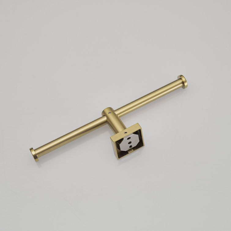 Brushed Gold 5-Piece Stainless Steel Bathroom Hardware Set