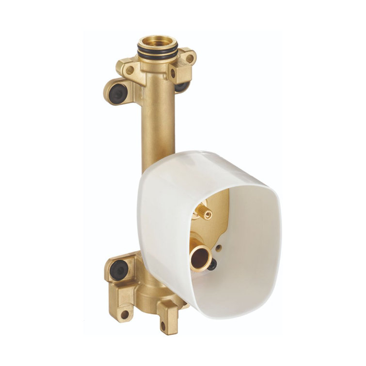 Axor Brass and White Modern Shower Rough-in Valve