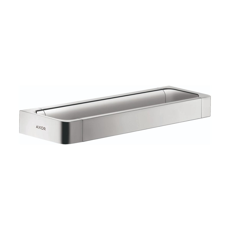 Matte Black Modern Wall-Mounted Metal Towel Bar