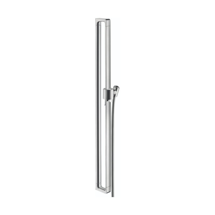 Chrome Modern Adjustable Wall-Mounted Shower Slide Bar
