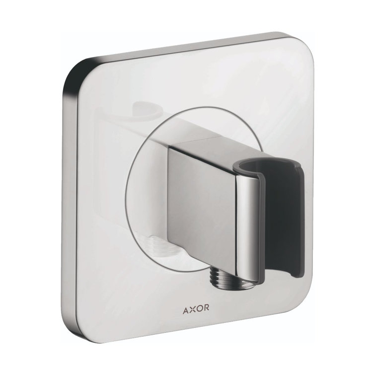 Chrome Wall Mount Handshower Holder with Backflow Prevention