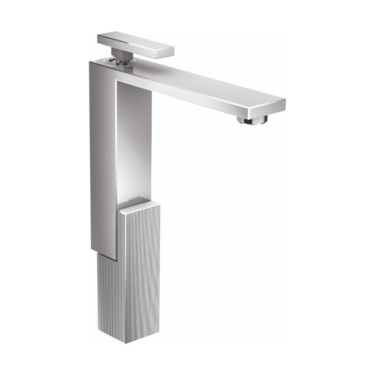 Chrome Solid Brass Single Hole Vessel Sink Faucet