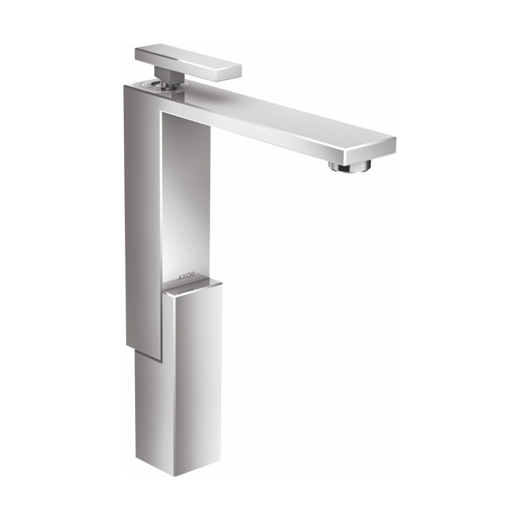 Chrome Solid Brass Single-Hole Vessel Sink Faucet