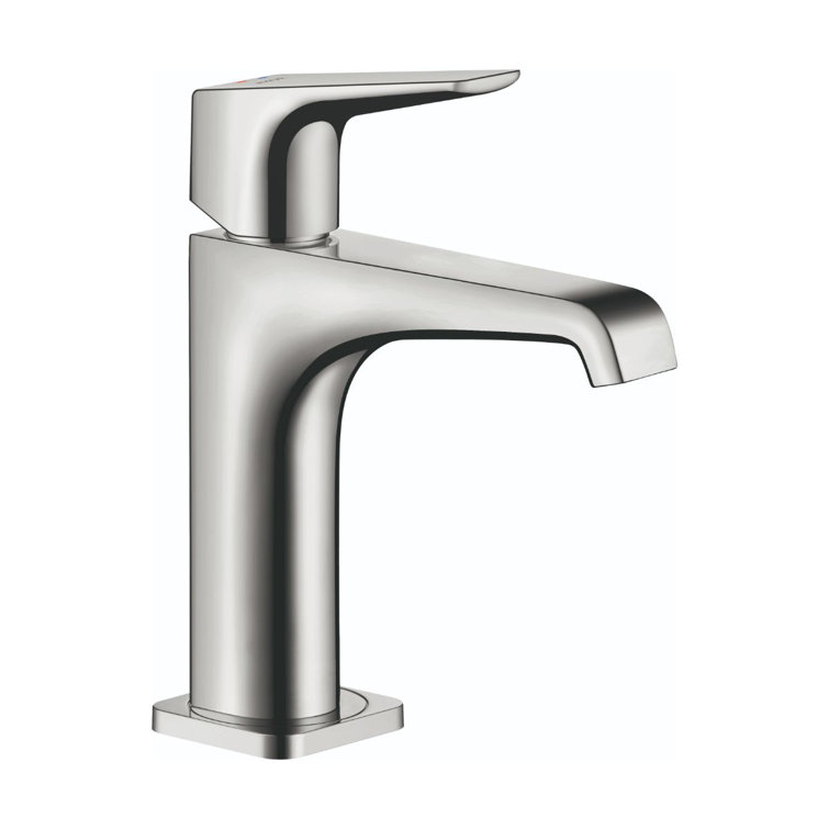 Chrome Modern Single Hole Bathroom Faucet with Brass Handle