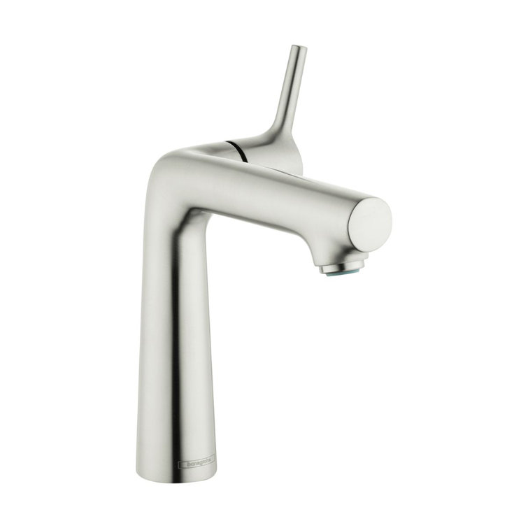 Brushed Nickel 8" Modern Widespread Brass Faucet with Pop-Up