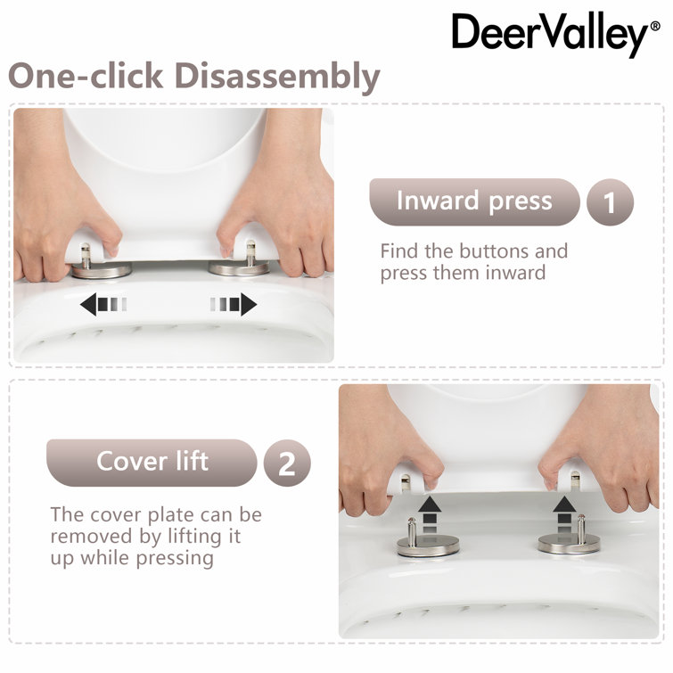 White Ceramic Elongated Dual Flush One-Piece Toilet