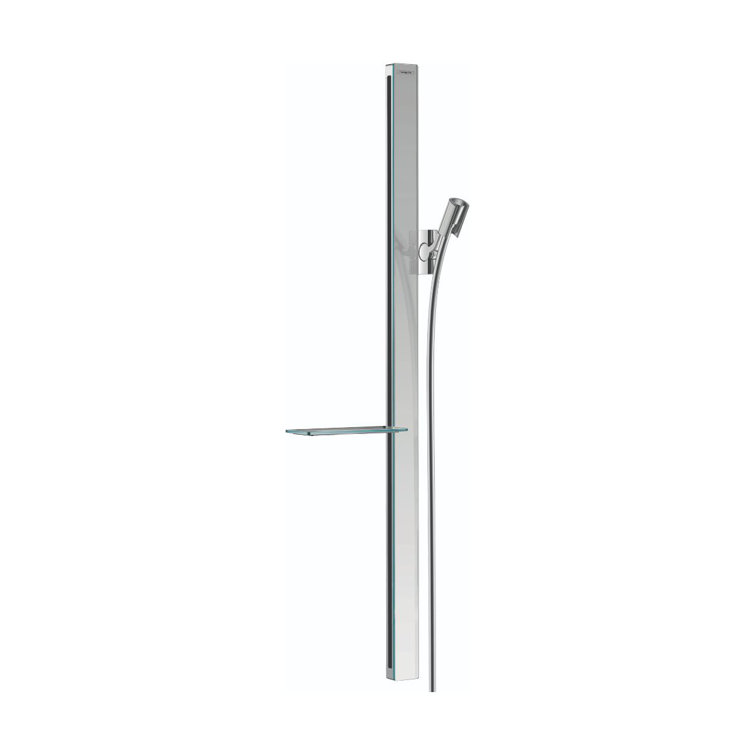Raindance E Unica 36" Modern Chrome Wall-Mounted Slide Bar