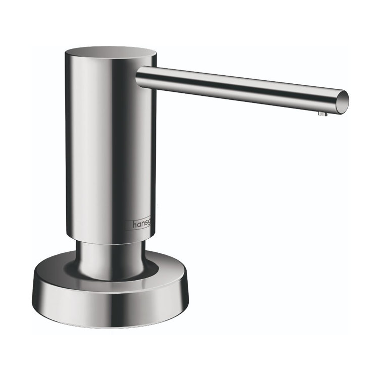Modern Chrome 4-inch Soap and Lotion Dispenser
