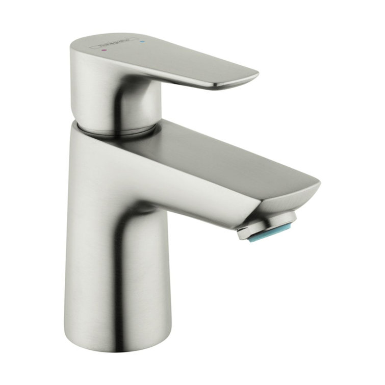 Eco-Friendly Brushed Nickel Modern Single Hole Bathroom Faucet