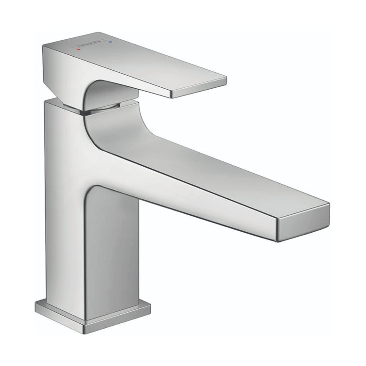 Metropol Brushed Nickel Single Hole Modern Bathroom Faucet