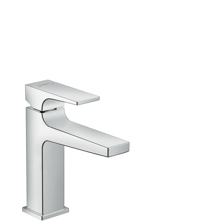Sleek Brushed Nickel Single Hole Bathroom Faucet with Brass Construction