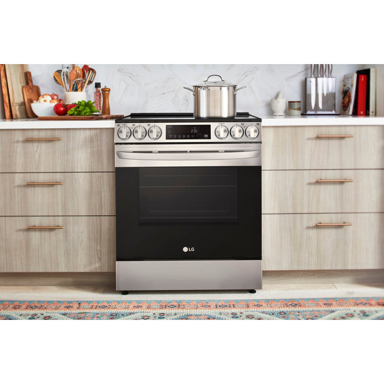 6.3 Cu Ft Stainless Steel Smart Convection Electric Range