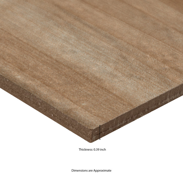 Havenwood Saddle 8" x 36" Matte Porcelain Wood Look Tile