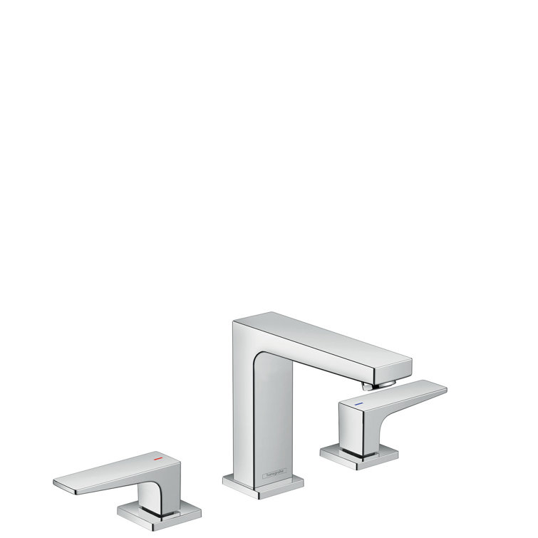 Metropol Chrome Dual Lever Widespread Bathroom Faucet