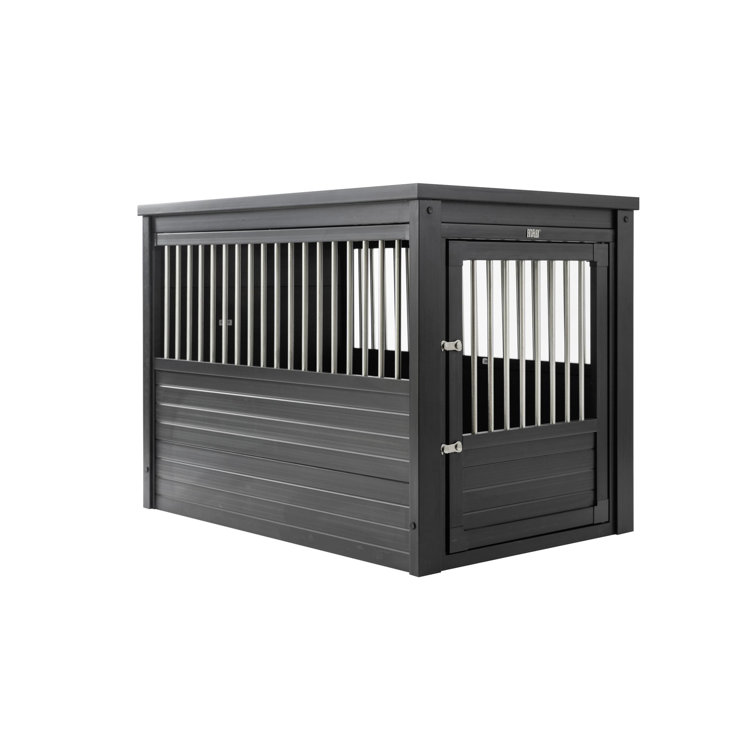 Extra Large Gray Eco-Friendly Dog Crate End Table