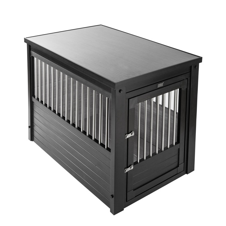 Extra Large Gray Eco-Friendly Dog Crate End Table