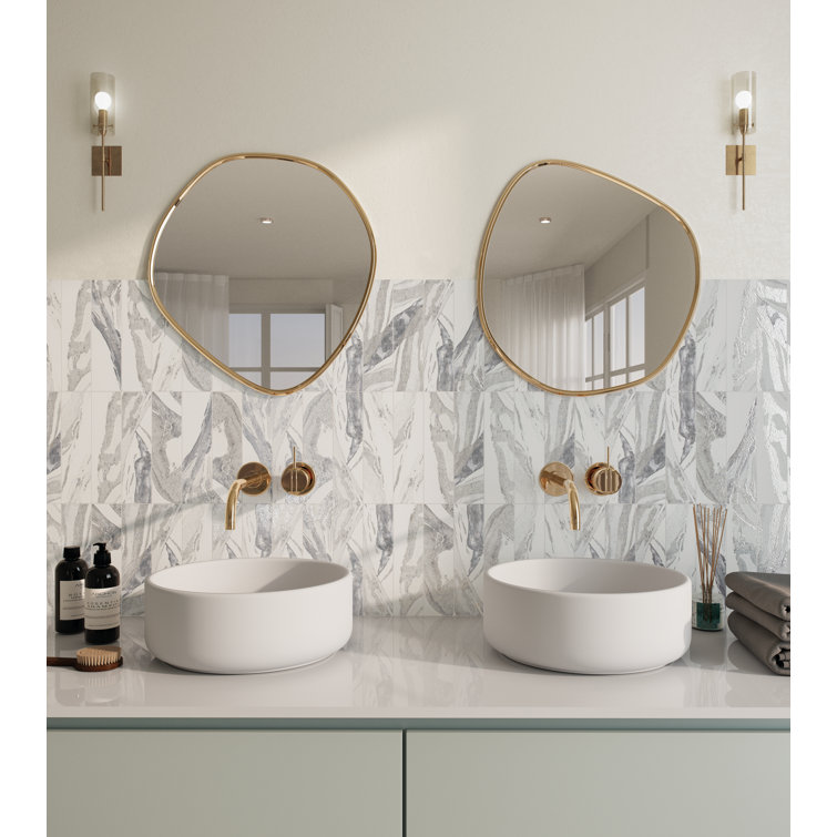 Amala 3 In. X 12 In. Glossy/Matte Porcelain Wall Tile (6.3 Sq. Ft./Case)