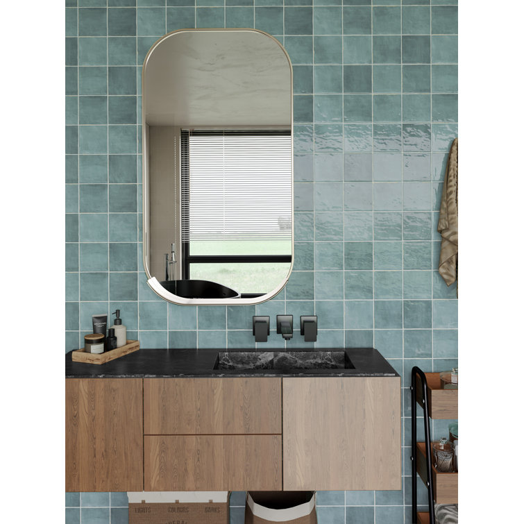 Antigo 5x5 Mist Glossy Ceramic Wall Tile
