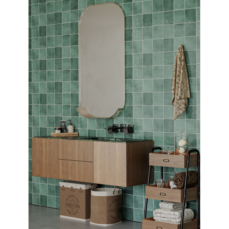 Antigo 5x5 Mist Glossy Ceramic Wall Tile
