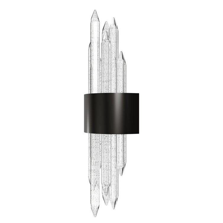 Aspen Dark Bronze Crystal LED Wall Sconce