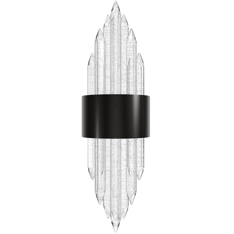 Aspen Dark Bronze Crystal LED Wall Sconce