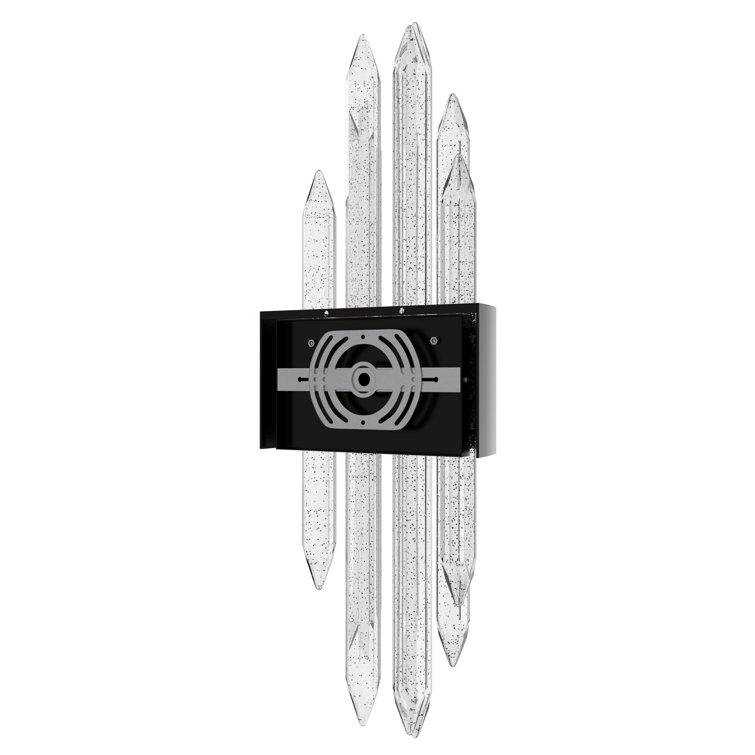 Aspen Dark Bronze Crystal LED Wall Sconce