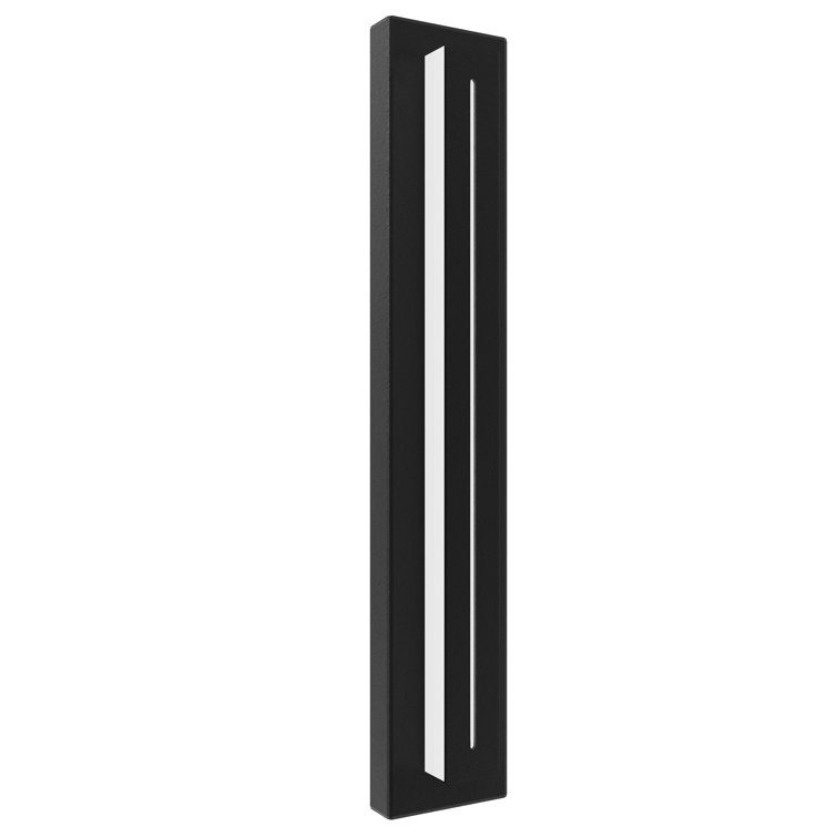 Bel Air 28" Black Aluminum LED Wall Sconce