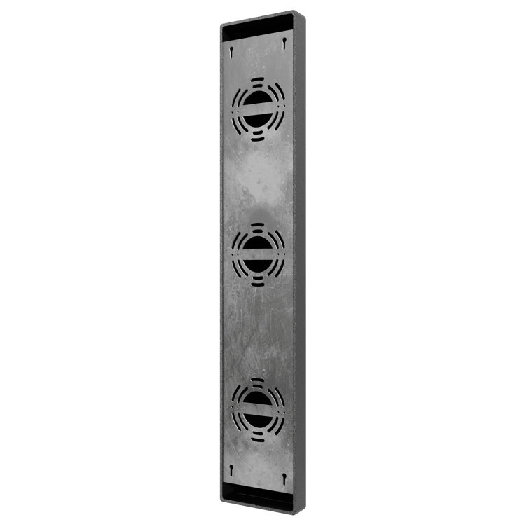 Bel Air 28" Black Aluminum LED Wall Sconce