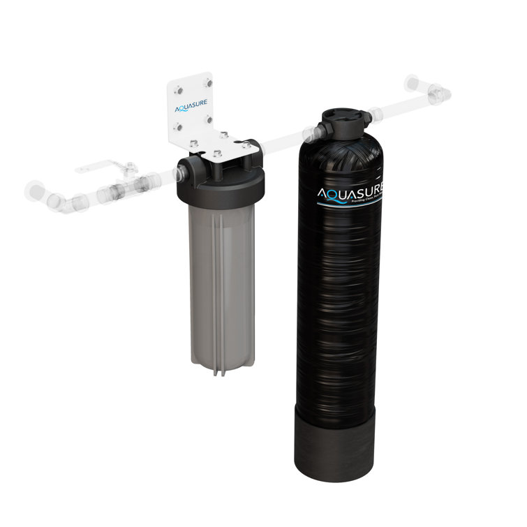 AquaSure Black and Gray Whole House Water Filtration System