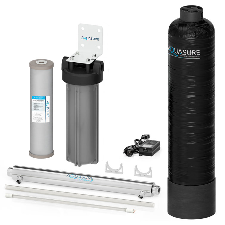 AquaSure Triple-Stage Whole House Water Filtration System