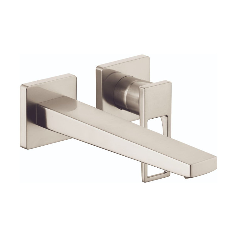 Metropol Brushed Nickel Wall-Mounted Bathroom Faucet