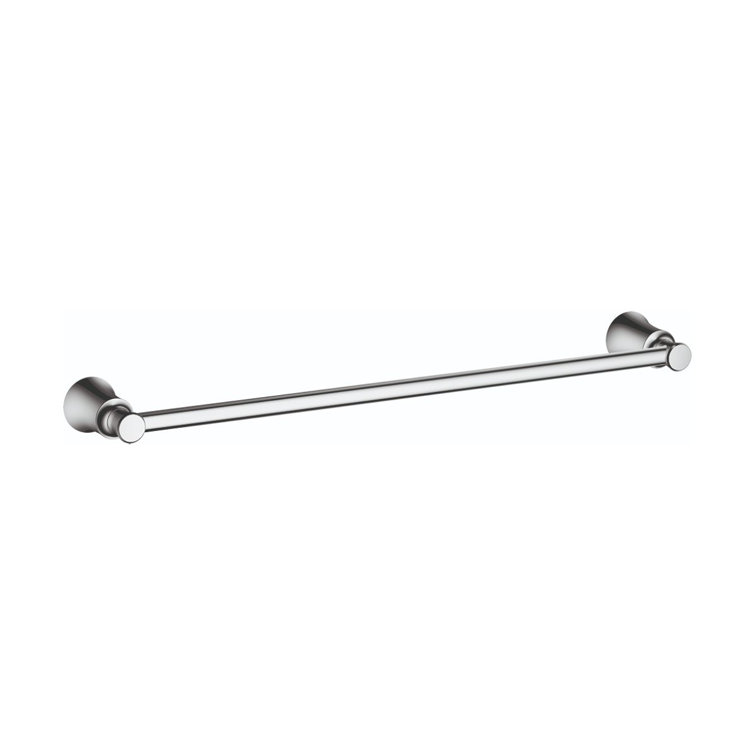 Joleena 24" Chrome Wall Mounted Towel Bar