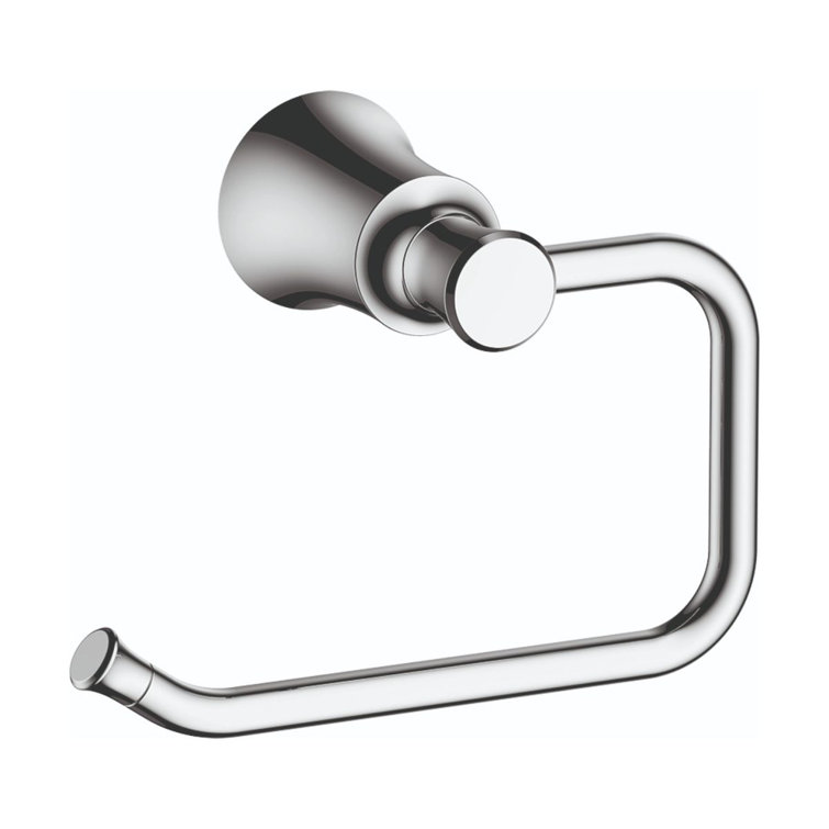 Joleena Chrome Wall Mount Toilet Paper Holder