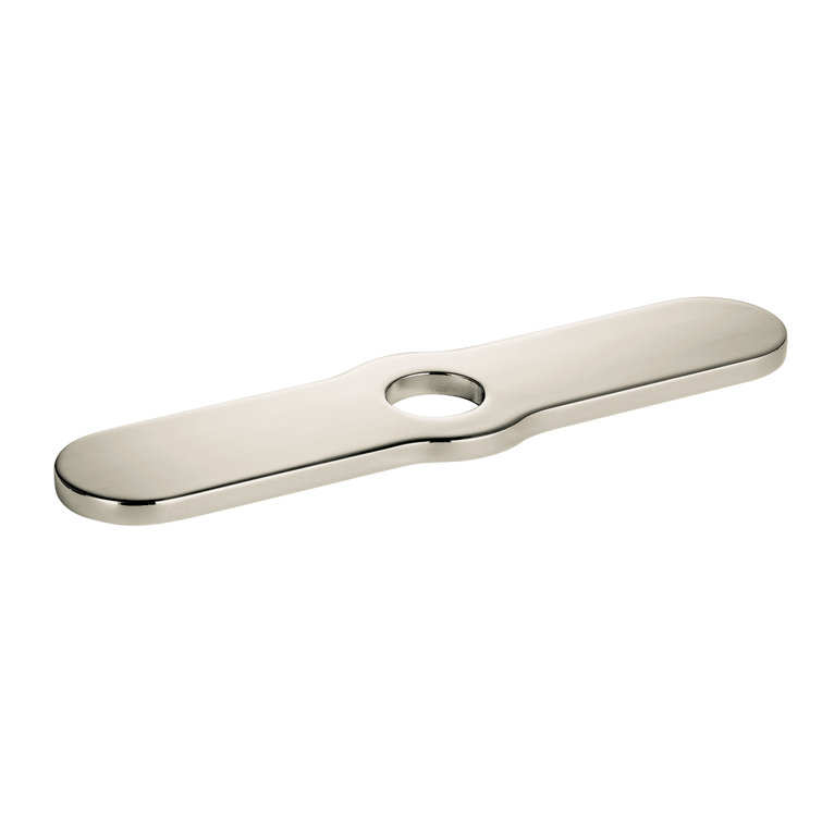 Polished Nickel Single-Hole Kitchen Faucet Base Plate