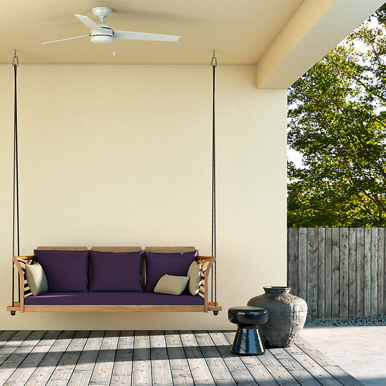 52'' Fresh White Reversible Blade Outdoor Ceiling Fan