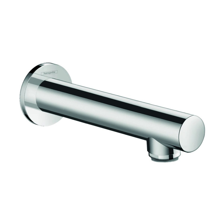 Chrome Wall Mounted Tub Spout with Diverter