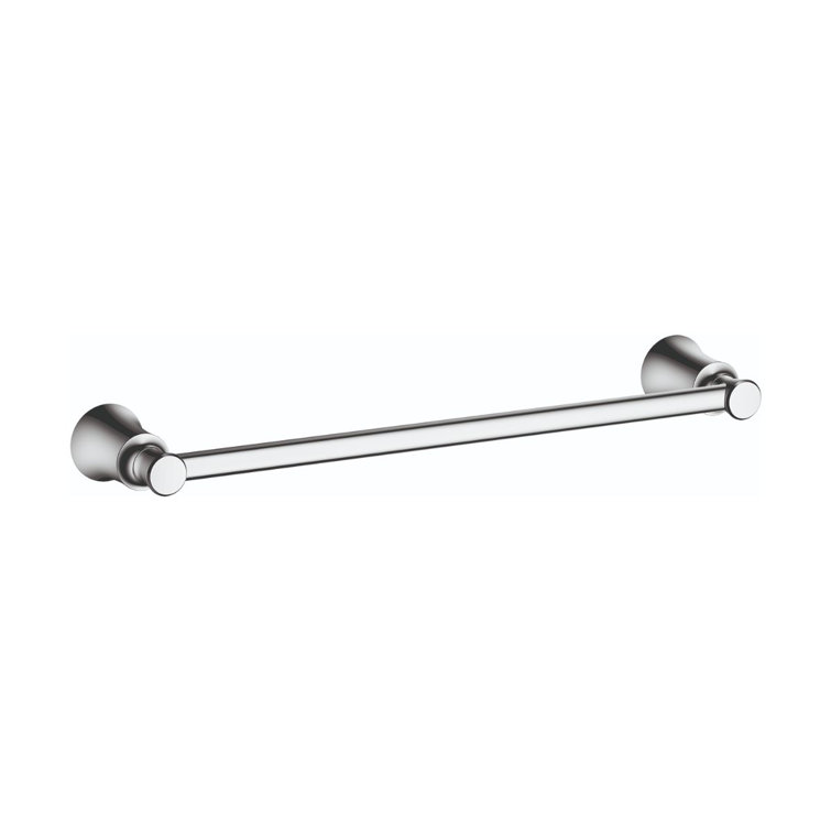 Chrome 26" Wall Mounted Towel Bar