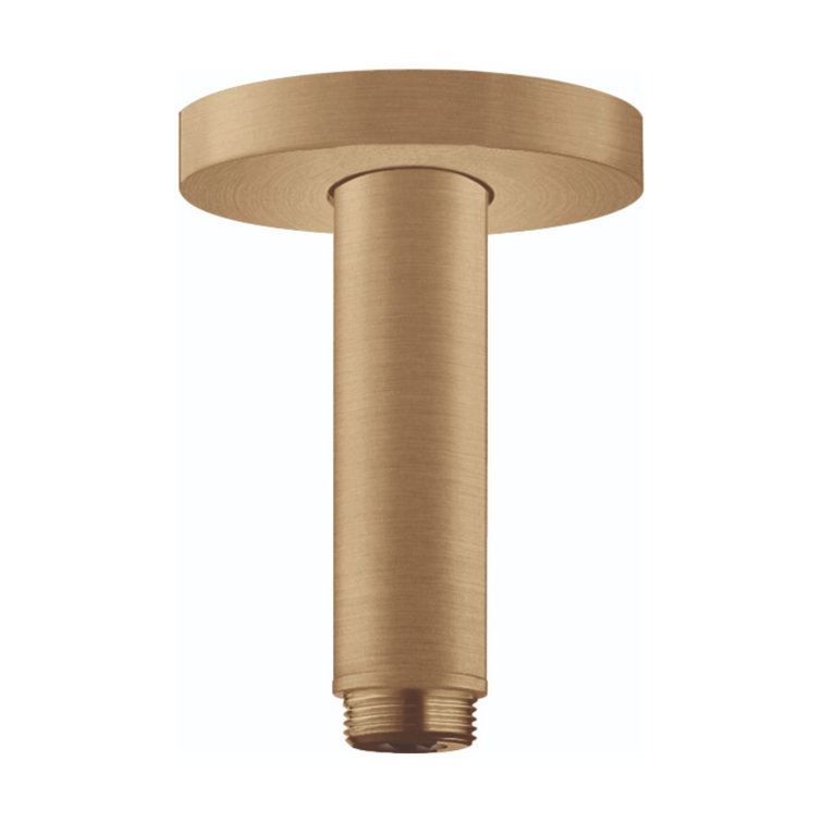 Brushed Bronze Ceiling Mount Shower Arm Extension
