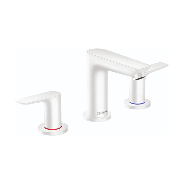 Modern Black Brass 5" Widespread Eco-Friendly Bathroom Faucet